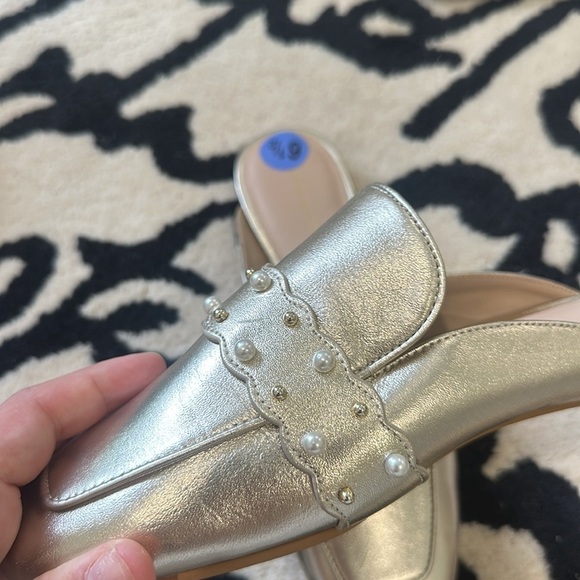 BRAND NEW STUART WEITZMAN EMBELLISHED METALLIC MULE SIZE‎ 6 1/2 - Picture 9 of 9
